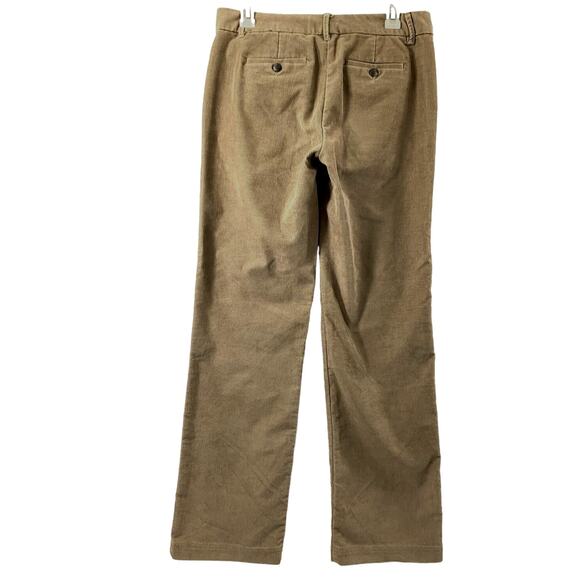 Izod Corduroy Pants Womens‎ Size 4 Tan Straight Preppy School Girl - Picture 2 of 9
